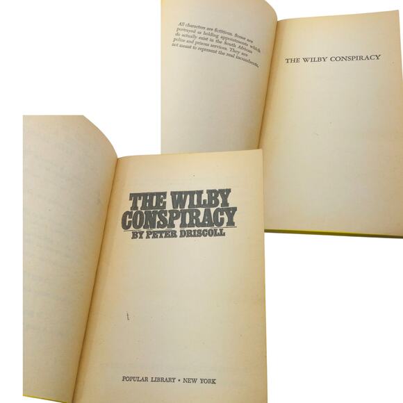 The Wilby Conspiracy by Peter Driscoll 1972 Popular Library - Picture 6 of 8